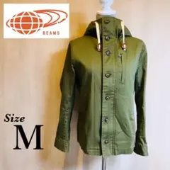 BEAMS ビームス アウター ミリタリージャケット カーキ Mサイズ