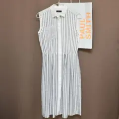 極美品♥️ Paul Smith Black ストライプ ワンピース 38