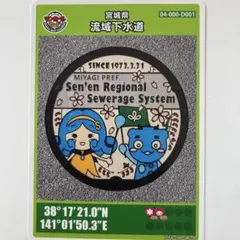 マンホールカード　宮城県流域下水道D