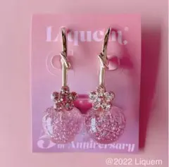 Liquem チェリー＆ブロッサム(PK) ピアス