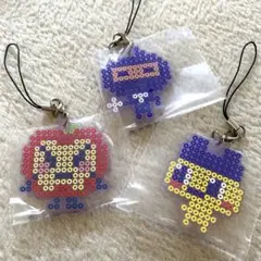 たまごっち 一番くじ F賞 きらきらラバーチャーム セット　３点