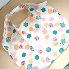 濱文様　エコトート　エコバッグ　マチ付き　新品未使用