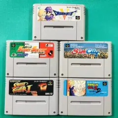 SFC ドラクエV スーパーサッカー シムシティ ストII ドラゴンボールZ