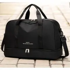 ボストンバッグ トラベルバッグ ショルダーバッグ 2way メンズ 新品 黒色
