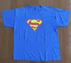スーパーマン Tシャツ 青