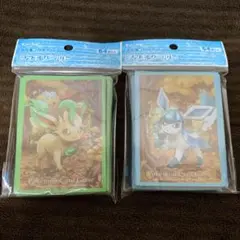 新品未開封　デッキシールド　リーフィア　グレイシア　スリーブセット　ポケカ