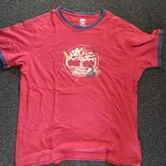 Timberland 赤 Tシャツ Lサイズ