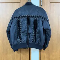 367【美品】 G.V.G.V レースアップ MA-1 ロングコート リボン 367【美品】 G.V.G.V レースアップ MA-1 ロングコート リボン