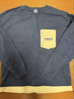 CAMP7 ネイビー長袖　ロングTシャツ
