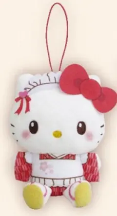 ハローキティ 和風ぬいぐるみ