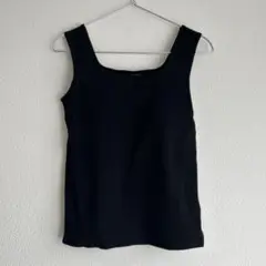 B:MING by BEAMS ブラックタンクトップ　カップ付　ブラトップ