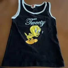 Tweety タンクトップ 黒