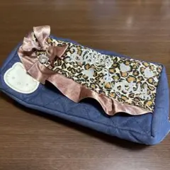 サンリオ　ハローキティ　ヒョウ柄　ティッシュケース