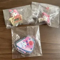 コンビニ限定　サンリオ　アクリルチャーム　マイメロ　ダンボールウォッチ　キャンプ