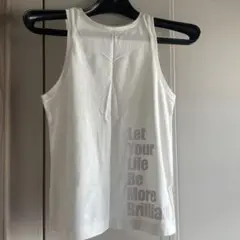 feelcycle ホワイトタンクトップ