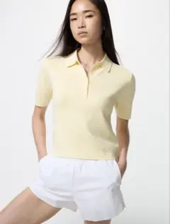 UNIQLO ポロセーター イエロー Lサイズ 新品 未使用