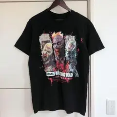 ユニバーサルスタジオ ウォーキングデッド 両面プリントTシャツ 古着 ゾンビ