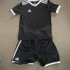 adidas ブラック サッカーウェアセット 130