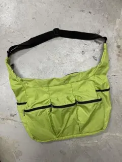 00s ROCKSTONE メッセンジャーバック　y2k 蛍光　ショルダーバック