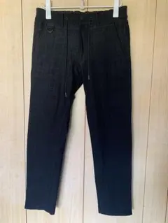 rielabo ニコル　ジャガードイージーパンツ　黒　46