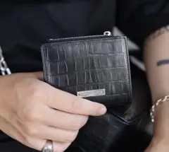 本日限定価格！！eurokenvy ポロサス　ミドルウォレット 圧倒的高級感】Crocodile Porosus Middle Wallet【最高級