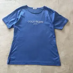 クレージュ　刺繍　ビッグTシャツ　ブルー
