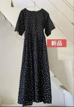 【✨️高レビュー✨️】褒められ◎ウエストマーク マキシワンピース