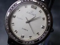●宝飾時計●DAMIA SWISS●SAPPHIRE CRYSTALS●34mm