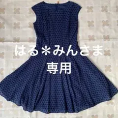 アナイ ANAYI 袖なし膝丈 ワンピース 秋冬 36