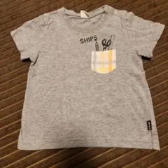 SHIPS グレー Tシャツ 90cm