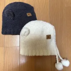 プティマイン　ニット帽子　双子　頭囲48