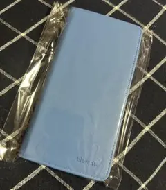 Elegante 手帳型ケース ブルー 日本製