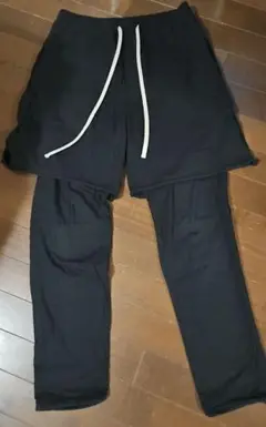 Danke Schon ダンケシェーン F パンツ　黒　スウェット