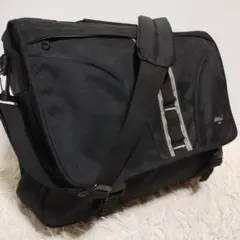 90s エディーバウアー　スエードレザーメッセンジャーショルダーバッグ 00s Y2K エディーバウアー 黒タグ ショルダーバッグ