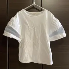 値下げ　【swaggi】korea カットソー　パフスリーブ　白 半袖　韓国