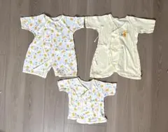 コンビ肌着　短肌着　3枚