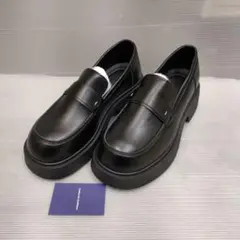 ■メンズ■厚底ローファー トラックソール■ブラック■新品未使用■25.0㎝