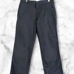 ユニクロ　グレー　スラックス　ズボン　コットン100 シンプル　ワークパンツ　S