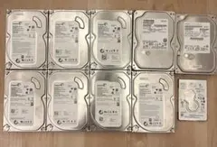 3.5インチHDD 500GB×7本 他おまけ3本