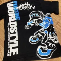 FOR THE WORLDSTYLE グラフィックTシャツ 140 150 黒
