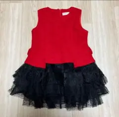 マジシャン　手品　衣装　赤×黒