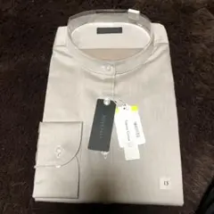 HILTON ヒルトン　スタンドカラーシャツ　長袖　13号　洋服の青山　★新品