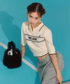 【LILY BROWN×MARY QUANT】ポロニットプルオーバー LILY BROWN（リリーブラウン）の「【LILY BROWN×MARY QUANT