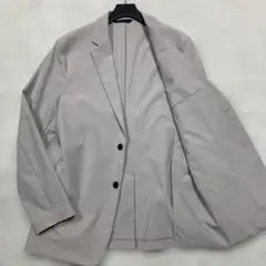 未使用級　希少Lサイズ ユニクロ　サマージャケット　セオリーコラボ　ライトグレー