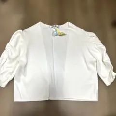 【クリーニング済】アベニールエトワール クチュール　ボレロカーディガン　36
