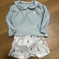 90サイズ　水着　ラッシュガード　セット