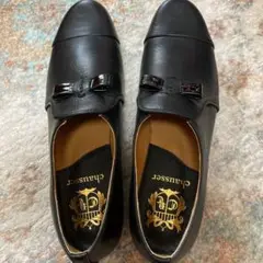 未使用美品★chausser(ショセ)リボンスリッポン レザー