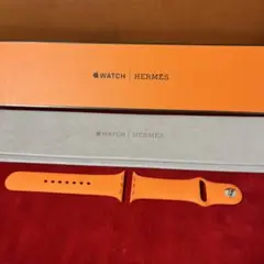 ほぼ未使用　Apple Watch HERMES オレンジバンド 40mm
