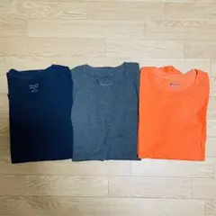 チャンピオン　Tシャツ　M　3枚セット　刺繍ロゴ　まとめ売り