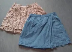 ユニクロ　ショートパンツ　2枚セット　160